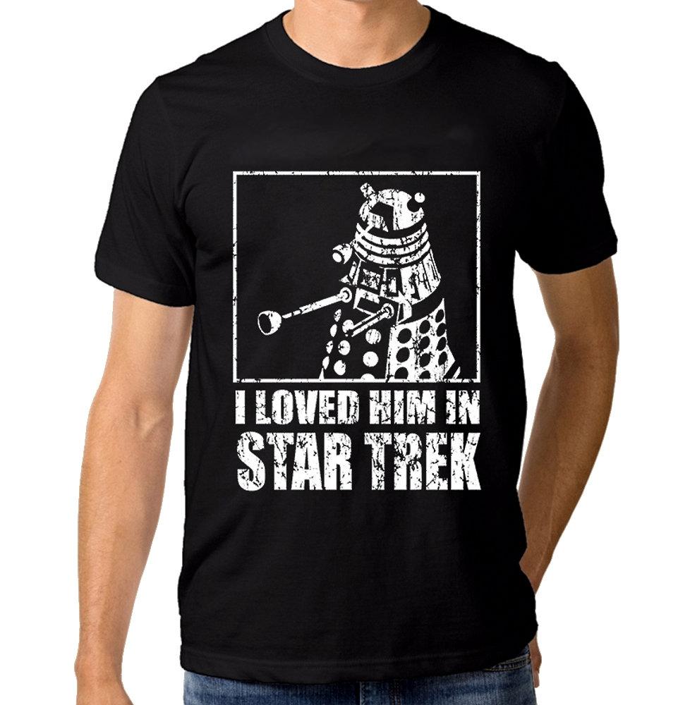 I Loved Him in Star Trek Mens Tracksuit Tshirt Oneck Short Sleeves Casual Cotton Pullover Sweatwicking Breathable Sportswear 4XL
