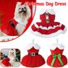 Christmas Dog Dresses For Small Dogs Clothes Winter Warm Skirt Christmas Cosplay Cat Pet Dog Dress Fancy Princess Puppy Dress