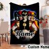 Custom Name Rangers Legacy Throws Blanket Flannel Blankets for Couch Bed Gifts for Men Women Picnic blanket Christmas fan gifts