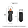 Mini Aluminum Alloy Waterproof Bottle Camping Survival Seal Bottle EDC Outdoor Tool.