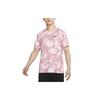 T Shirts Men's Pink Crew Neck Moderate Straight Fit DQ5422-698