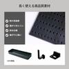 Keepo Pegboard Combination Kit with Modular Accessories - Gaming Wall Organizer for Crafts/Ornamental Displays - Bedroom/Office/Home Pegboard (Black,
