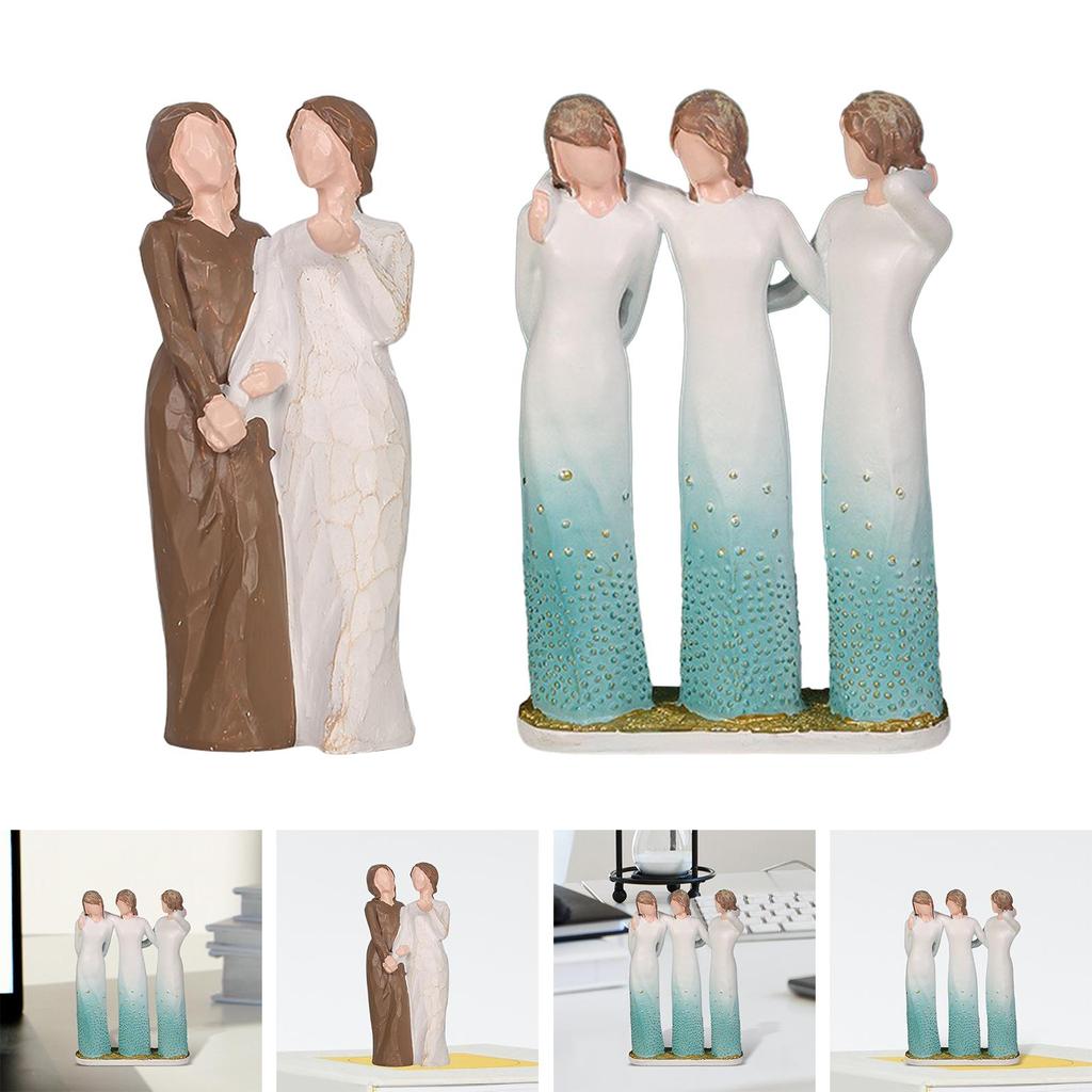 Sister Figurine, Gift for, Women's Collection, Crafts, Table Sculpture As A Centerpiece, Desk, Anniversaries