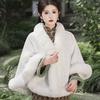 Cheongsam Outer Shawl Cloak Fall and Winternew Arrivalretro Cloak Fleece-lined Thick Heattechoutwear for Women