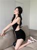 Spice Girl Sexy Pure Desire Neck Small Suspender Vest Women's Summer New Tight Two-piece Set Versatile Hip Skirt Tide