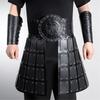 Medieval Faux Leather Waist Armour Double Sides Thigh Armour,Mercenary & Knights Skirt Armour Halloween Cosplay Costume