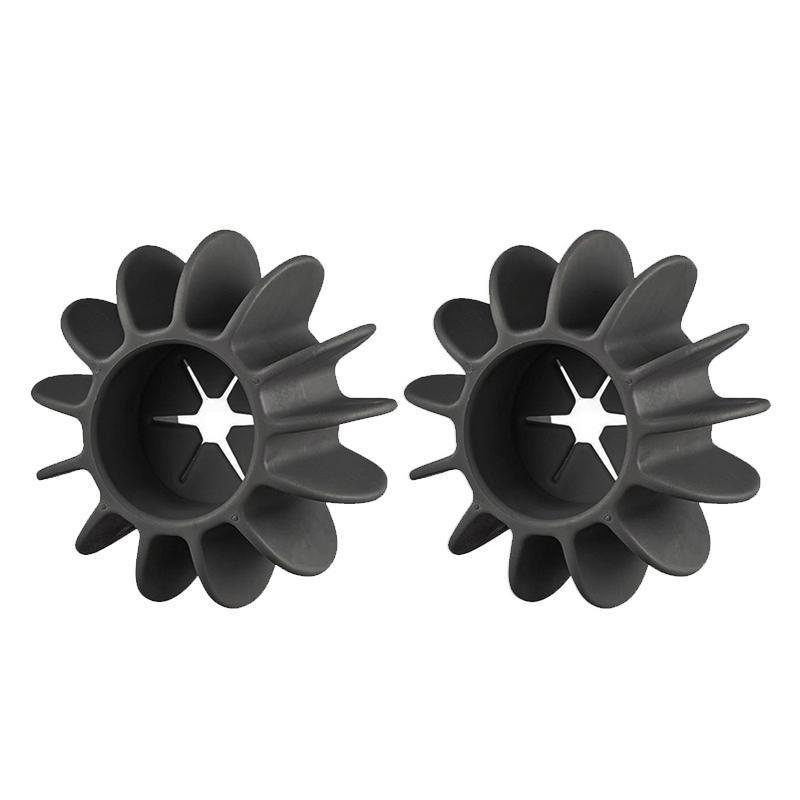 2 Stück Wiederverwendbare Silikon-Wäschebälle Kleidung Anti- Waschball Haarreinigungswerkzeug Tierhaarentferner Waschmaschine Haarfänger