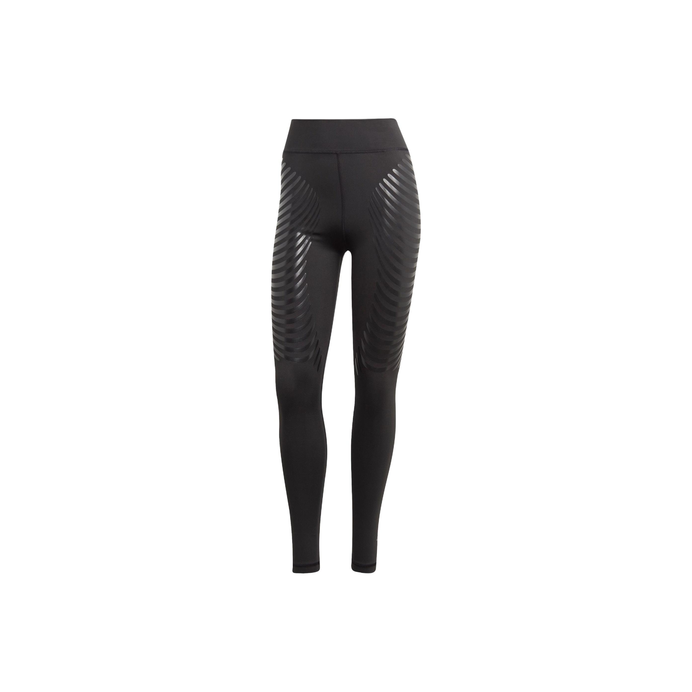 Adidas Women s Elastic Breathable Sports Training Leggings Black HS7415 S