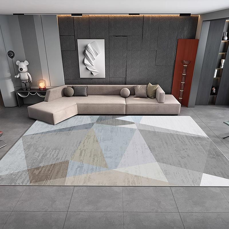 Nordic Style Living Room Decoration Large Carpet Simple and Versatile Carpet Winter Warm Foot Pad Home Decoration