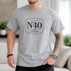 No 40 Original Since 1986 Birthday T Shirt 40th Birthday Printed Tee Vintage Year Retro Birthday Shirt Forty Celebration Born