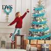 Fluffy Party Background Streamer 78 Inch Pink Tinsel Garland Christmas Decoration, Glitter Metallic Twist Multiuse Decorative Craft Strip for