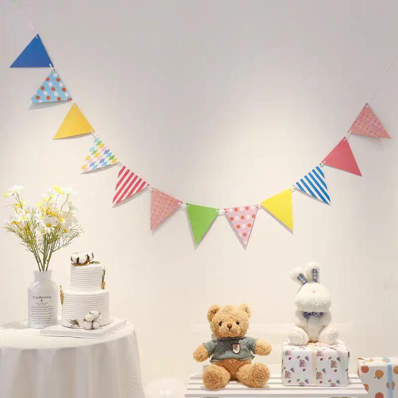 Banner zum 1. Geburtstag für Jungen und Mädchen: Badminton-Themen-Wimpelkette