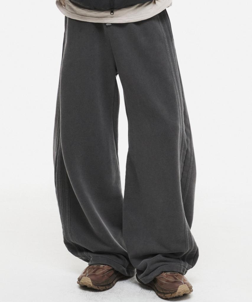 Dipain Pigment Side Line Sweatpants Shadow Charcoal
