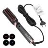 Foldable Hair Straightener Brush Fast Heating Hair Brush Adjustable Electric Hair Brush