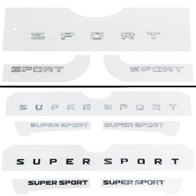 1/lot OEM for LX570 SUPER SPORT Letters Car Rear Trunk Emblem Side Badge NAMEPLATE Stickers