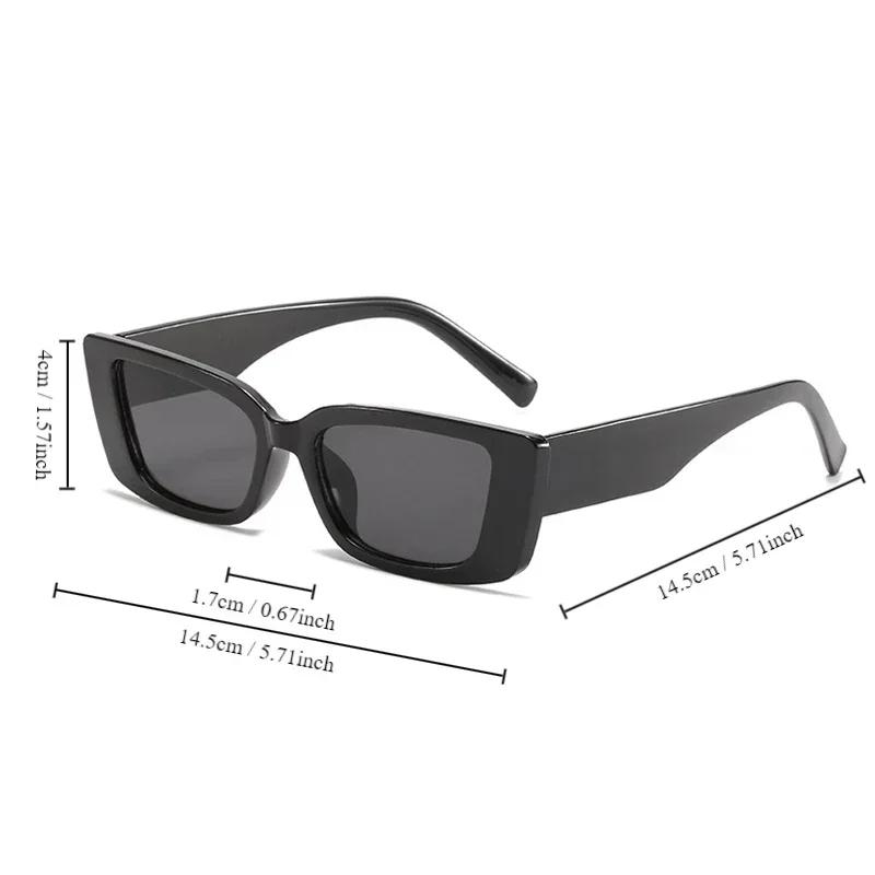 Classic Square Casual Fashion Sunglasses Women Men Vintage Stylish Oval Shaped Minimalist Female Male