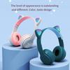 Children S Headphones Cat Ear Wireless Foldable Design