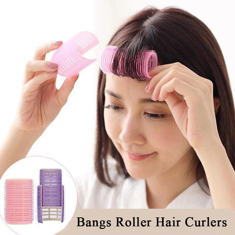 2Pcs/Set No Heat Hair Curlers Self Grip Hair Roller Heatless Lazy Bangs Curler ~