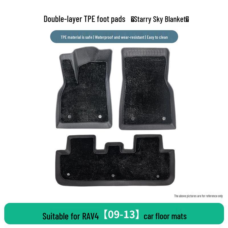 Custom Floor Mats for Toyota RAV4 (2009-2013) - TPE Original Fit