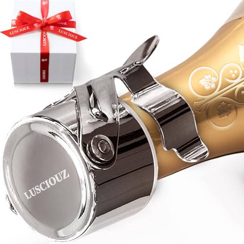 

LUSCIOUZ Пробка для шампанского и вина, Горизонтально устанавливаемая пробка для вина (Серебряный)