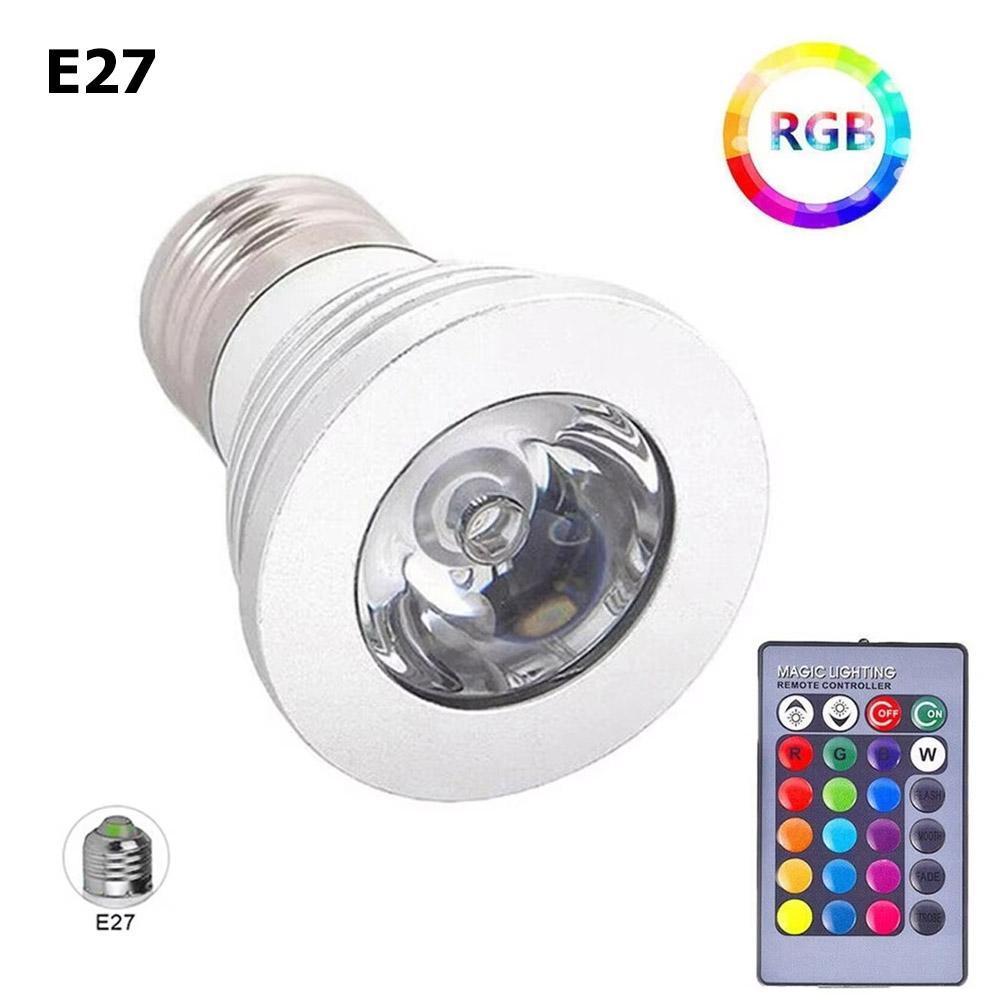 LED Spotlight With Remote Control Spotlights Downlight Lighting Ceiling Lights GU5.3 Bulbs Night Decor MR16 110V Room COB For 3W