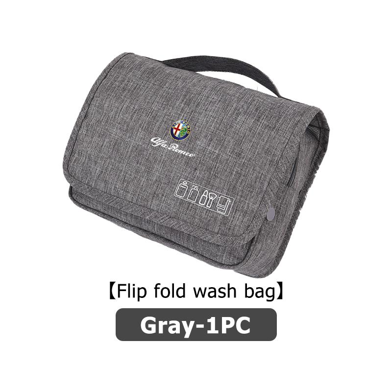 

2026 Hot Alfa Romeo Multifunctional Car Logo Toiletry Bag Water-proof Make Up Zipper Purse For Alfa Romeo 159 Giulietta Giulia 1