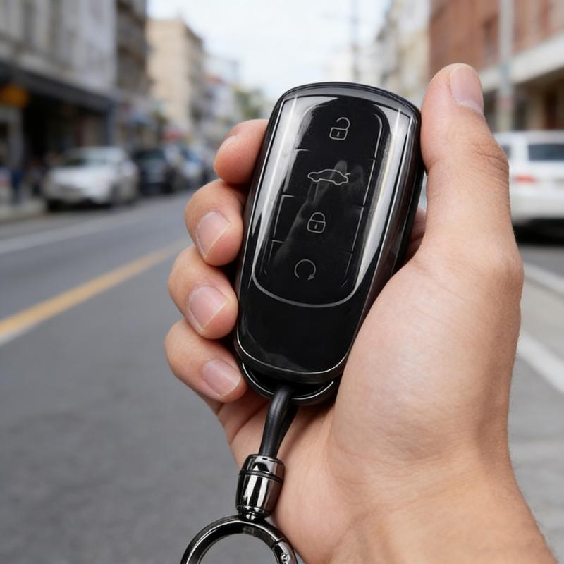 Soft Flexible TPU Key Case Featurings Comfortable Grip and Fingerprint Resistance for Chery Car Key Fob