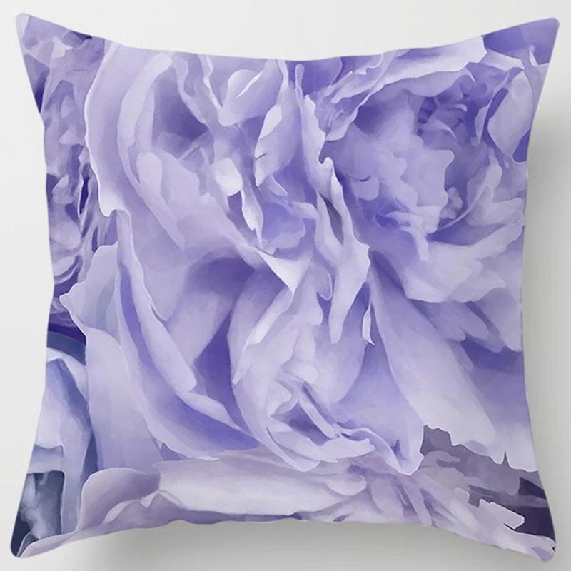 Rose Series Square Pillowcase Pillow Home Decoration Car Bedroom Sofa Cushion Cover (45Cm*45Cm)
