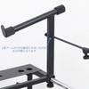 Kikutani Keyboard Stand with Support Arm, KS-101 + AD-25, Black