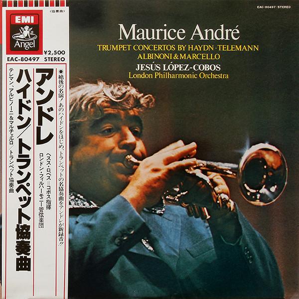 

LP Record MAURICE ANDRE, JESUS LOPEZ-COBOS, L - Trumpet Concertos By Haydn / Telema EAC80497 ANGEL 1979 Japan Obi Classical Used