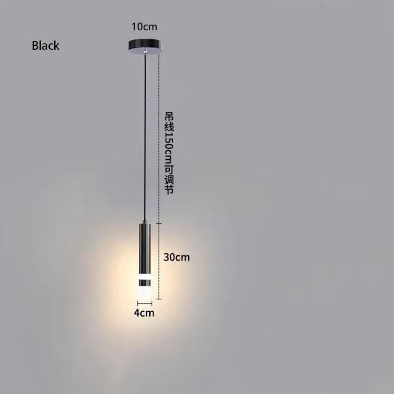 Luxury Minimalist Double Head Led Chandelier Gold Black Home Decor Pendant Hanging Lamp for House Creative Furniture Lighting