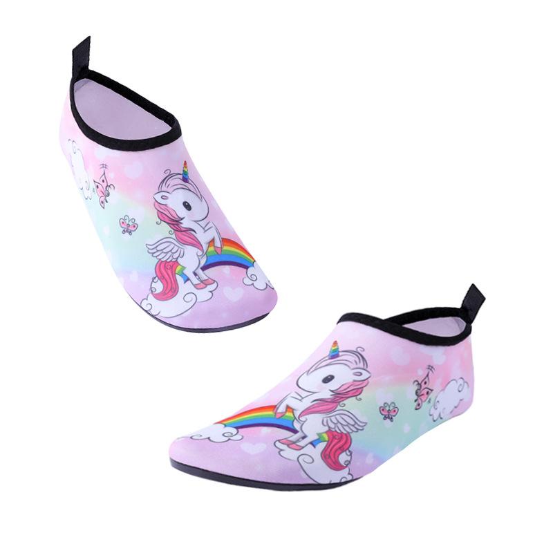 

Пляжные носки, обувь для дайвинга, сноркелинга, детей, мультфильмов, для плавания, нескользящая, с мягкой подошвой, для мальчиков и девочек, для треккинга в ручье S [suitable for sizes 34-35]