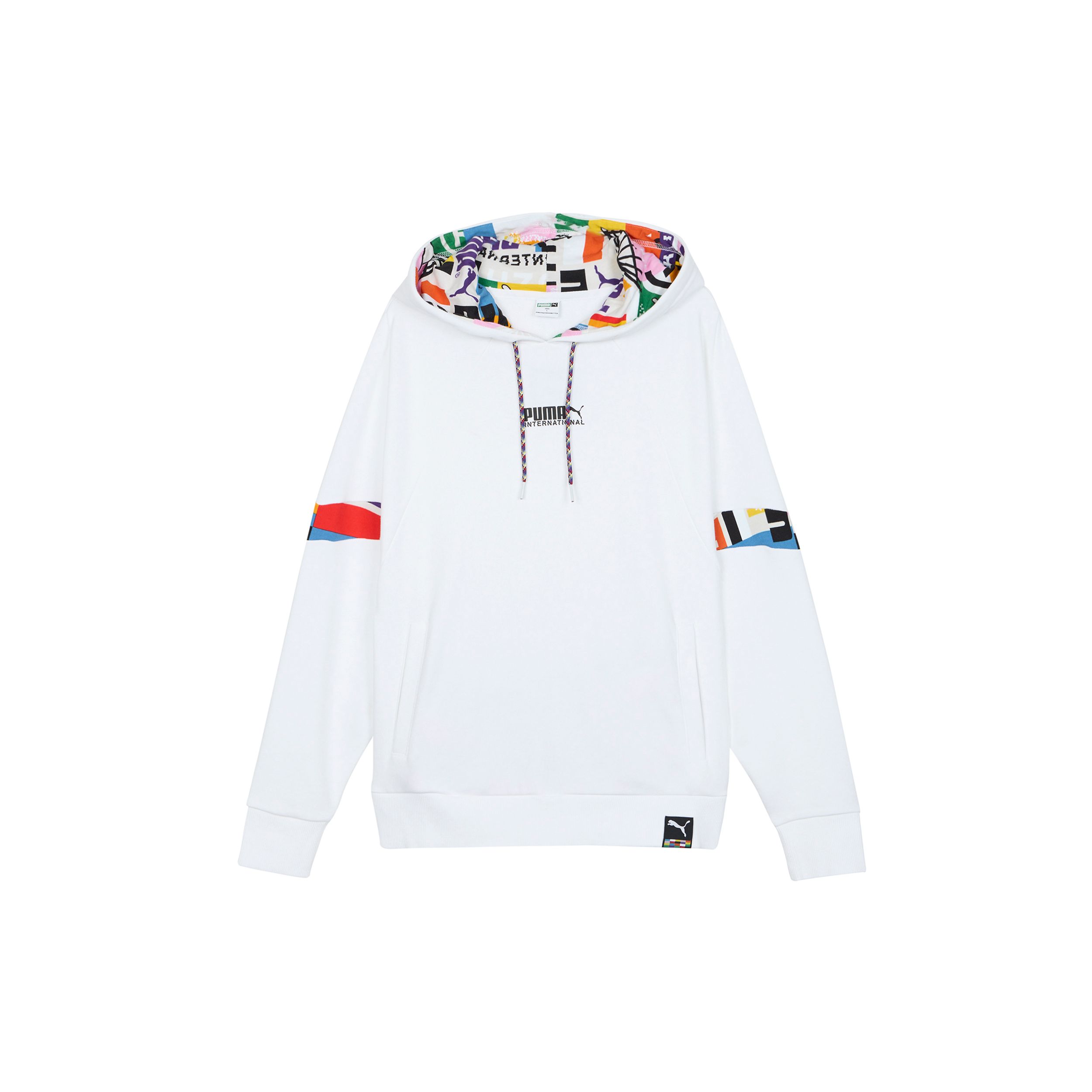 

PUMA Women s International Hoodie White Black 531351-02 M