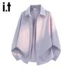 Izzueit Men's Ice Silk Cooling Casual Shirt