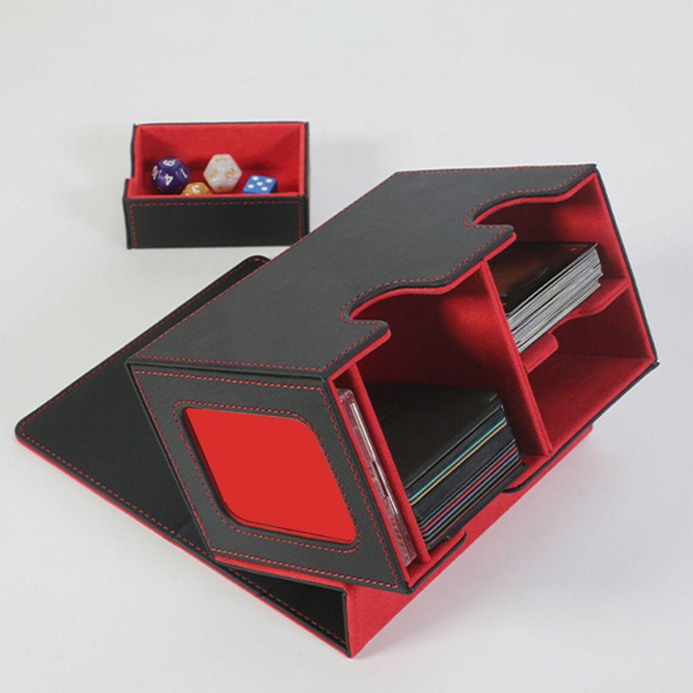 Sammelkarten Deckbox Flanell Spielkarten Organizer Mode Fenster Sammelbox Kinder