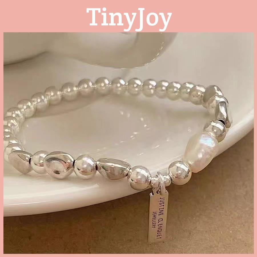 Pearl Silver Sophisticated Geometric Bracelet Exquisite Handcrafted Womens Gift