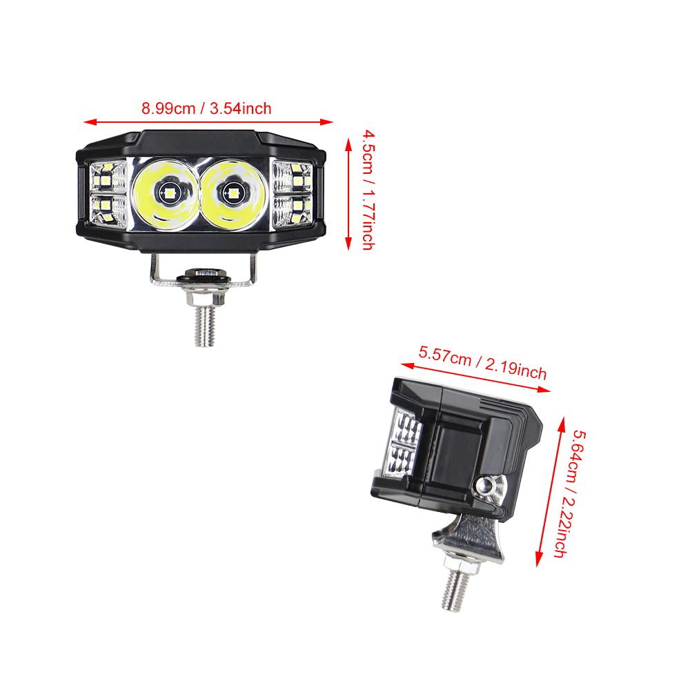 3.5 Inch 26W LED Work Light Pods Spotlights for Off Road Truck ATV UTV Jeep Pickup Motorcycle