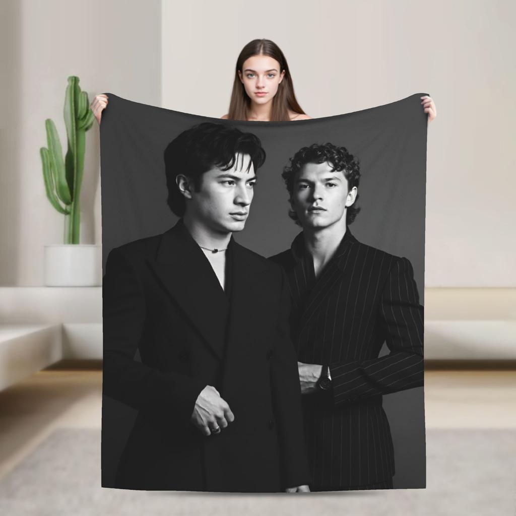 Soft Blanket Travel Shane Hollander Heated Rivalry Throw Blanket  Flannel Bedspread For Couch Chair Sofa Bed Fashion Sofa Bed