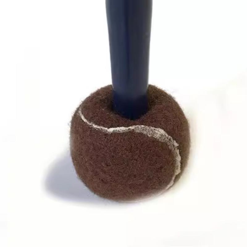 4 Pcs Precut Walker Tennis Balls For Furniture Legs And Floor Protection Heavy Long Lasting Felt Pad Glide Coverings
