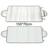 Universal Double Ears Car Windshield Snow Frost Block Sunshade Cover Protector
