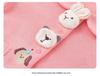 2025 Girls' Korean Style Peter Pan Collar Cardigan - Fashionable Spring/Autumn Baby Outerwear Top Set