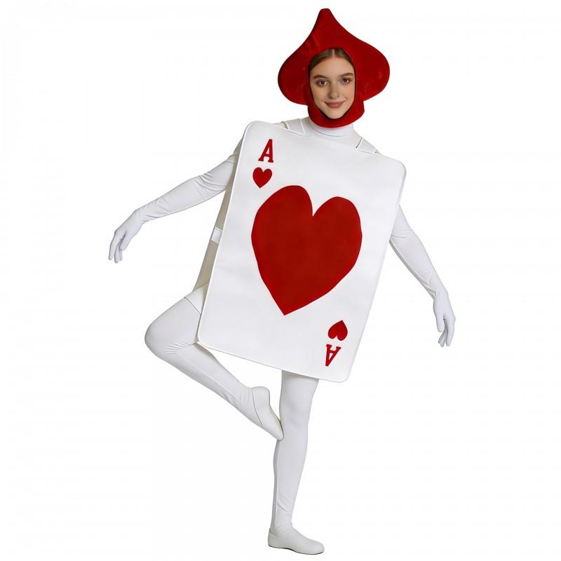 Halloween Poker Costume Kids Adult Cosplay Party Role Play Outfit