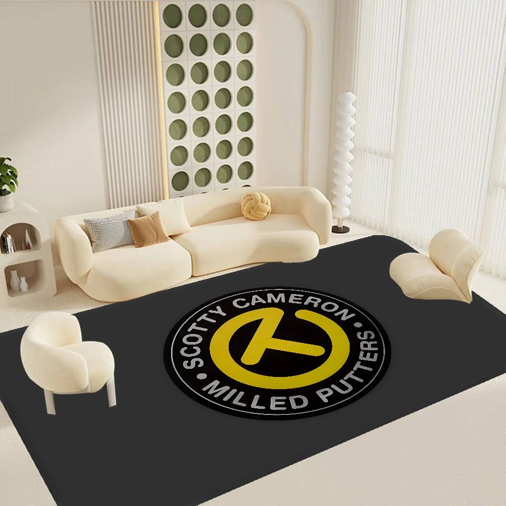 Alfombrillas de Suelo Retro Múltiples Opciones para Habitación de Golf S-SCOTTY C-CAMERON Alfombra para Sala de Estar Cocina Antideslizante Alfombra de Bienvenida
