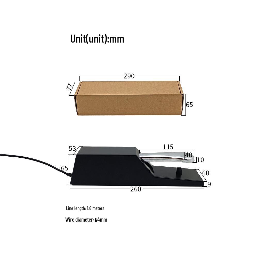 Universal Electronic Keyboard Sustain Pedal: Metal Foot Switch for Digital Piano & Synthesizer
