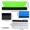 Plastic Squeegee 8IN/6IN/5IN/4IN Window Tint Squeegee Wrap Squeegee with Felt Edge Wallpaper Tool Decal Applicator Vinyl Scraper