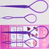 4Pcs Braid Ponytail Bun Maker Comb DIY Hair Styling Set