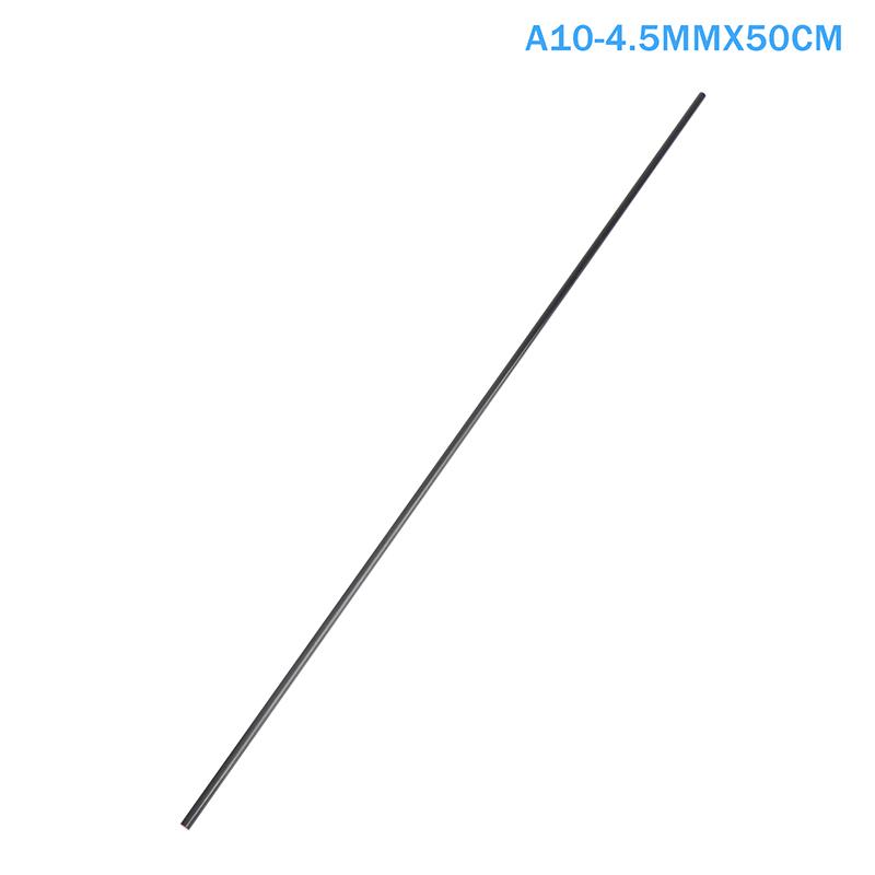 Carbon Fiber Rod 0.5-8MM 500MM High Strength Lightweight Bar For Model Building Reinforcement Applications