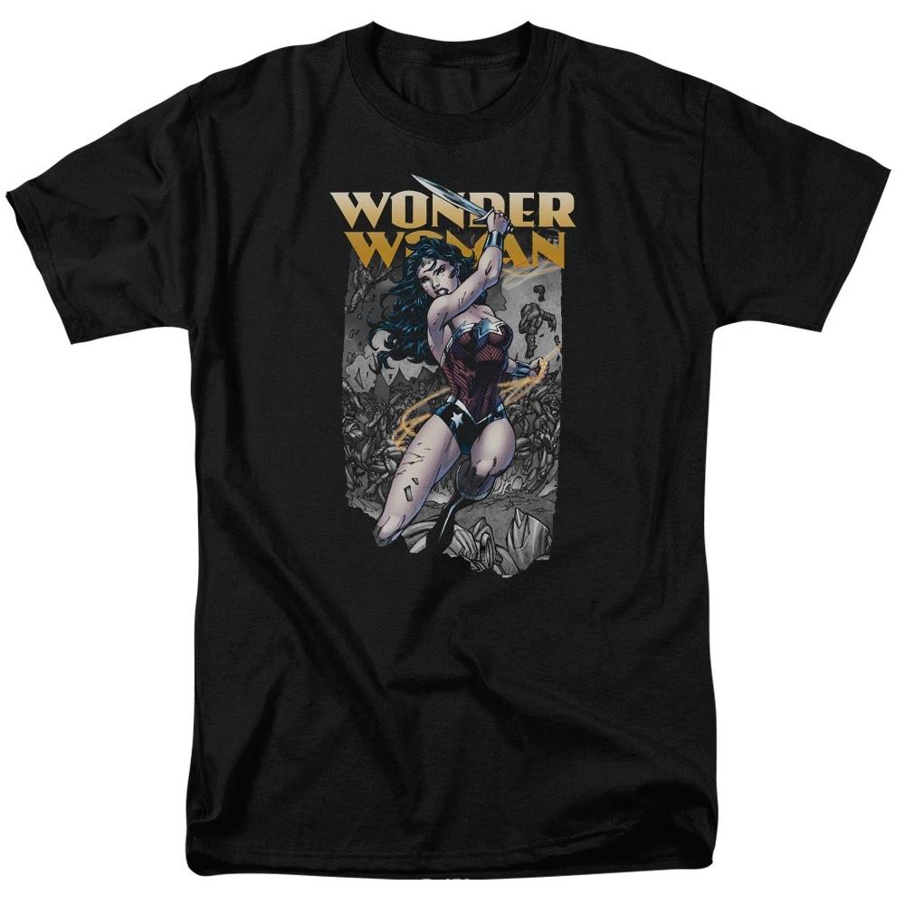 DC Comics - Justice League - Wonder Woman Slice - Adult T-Shirt XS