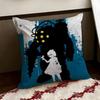 Fanart BBioShock RaptureS Cushion Cover Reversible Soft Durable Pillow Cover Home  Car MultiScene Use for Daily Comfort