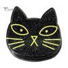 Black Cat Spider Witch Hat Accessories Halloween Cartoon Hair Clips for Women Girls, Acrylic Glitter Pumpkin/Ghost/Bat/Cat Reliable Clamping